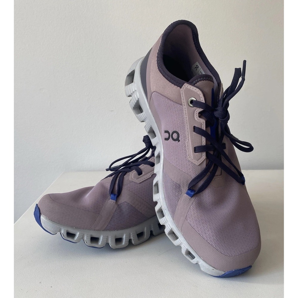 ON Cloud X 3 AD Women's Training Running Shoes 7.5 Heron Glacier Purple